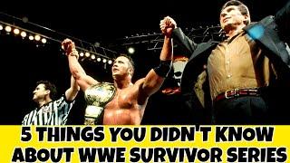 5 Things You Didn't Know About WWE Survivor Series