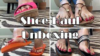 Shoe Haul Unboxing - Sandals, Wedge Slides, Flips Flops, Etc.