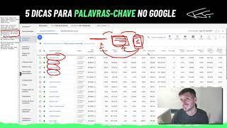 5 DICAS BÁSICAS PARA LISTAS DE PALAVRAS-CHAVE NO GOOGLE