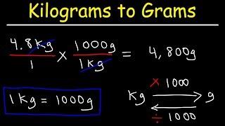How To Convert Kilograms to Grams and Grams to Kilograms