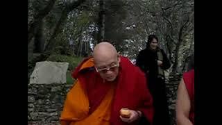 Kyabje Trulshik Rinpoche at La Sonnerie, Dordogne, France 2007.11