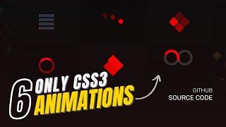 CSS Loading Animations Collection | HTML5 & CSS3 #Shorts