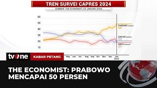 Prabowo Subianto Dominasi Survei The Economist | Kabar Petang tvOne