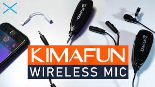 Budget Wireless Lavalier Microphone for Smartphone & DSLR Camera // Kimafun G130-1 Unbox & Test