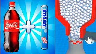 Drop and Explode Game Max Level Gameplay (Coca Cola And Mentos) Videos Android ISO (2022)