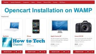 Opencart Installation on WAMP step by step in Localhost #httchannel