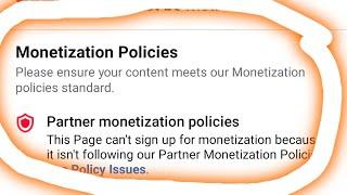 Bakit nga nagkakaroon ng Partner Monetization Policy issue sa in stream ads sa Facebook.