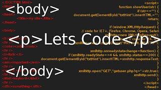 Lets Code in HTML