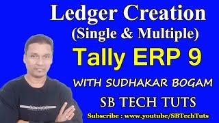 How to Create Ledger in Tally ERP 9 | Ledger Creation in Tally ERP 9 | What is Ledger in telugu