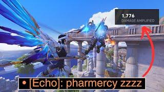 "pharmercy zzz"  & The CUTEST Echo - Overwatch 2 Mercy Gameplay