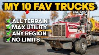 My 10 Favorite Trucks I use For Everything in SnowRunner You Need to Try!