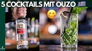 Cocktail Rezepte mit OUZO!  (Schnell+Einfach)