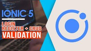 IONIC 5   Login, Register, & CRUD MySQL With Validation