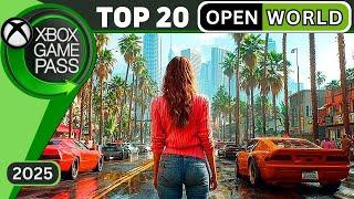 Top 20 Open World Games On Xbox Game Pass | JANUARY 2025