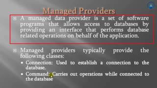 Ado Net, Components And Assemblies