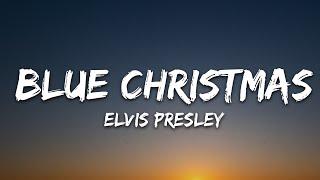 Elvis Presley - Blue Christmas (Lyrics)