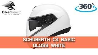 Schuberth C4 Basic Gloss White 360 HD | Bikerheadz.co.uk