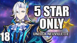 I PULLED NEUVILLETTE ON MY 5 STAR ONLY ACCOUNT IN GENSHIN IMPACT!