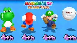 Mario Party Island Tour Minigames - Yoshi Vs Mario Vs Luigi Vs Boo No Leg (Master COM)
