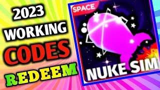 All Secret nuke simulator Codes 2023 | Codes for nuke simulator 2023 - Roblox Code