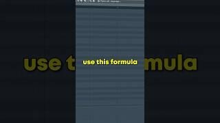 EASY Melody Formula you didn’t know about #producer  #flstudio