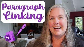 2024 linking to paragraph notes in OneNote