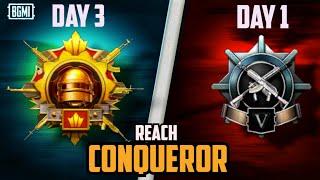 How To Reach Conqueror From Platinum In Just 3 Days | BGMI/PUBG MOBILE Tips and Tricks