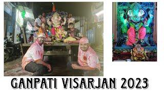 GANPATI VISARJAN 2023  || HS VLOGS || 