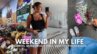 WEEKEND IN MY LIFE - productive vlog, groceries, errands, enjoying the weekend & more!