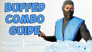 BUFFED SUB ZERO COMBO GUIDE! - MK1