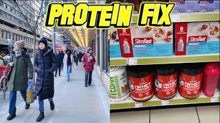 Toronto Eastside Protein Run: A Frigid Walk Up Sherbourne St & Back Down Jarvis To A Shoppers Store