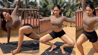 Rashmika Mandanna Fitness Workout Video | Actress Rashmika Mandanna Mind Blowing Gym Workout Videos