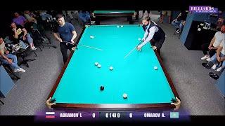 Абрамов (RUS) - Омаров (KAZ). "ARMADA" - 23, полуфинал. Бильярд, московская пирамида. Billiards