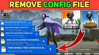 How To Remove CONFIG In BGMI New Update Config File BGMI Config File Kaise Lagaye Bgmi New Config