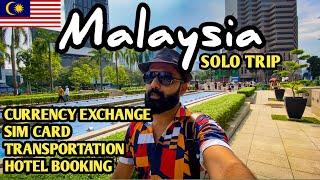 01: Travel Malaysia Without Package | Airport to KL Sentral | Hotel | Cash&Sim | Transportation