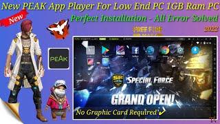 Best New Emulator For Free Fire Low End PC - 1GB Ram Without Graphics Card | Low End PC | 2022