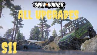 All Phase/Season 11 Upgrade Locations Burlak 6X6 Neo Falcon 2000 SnowRunner New Update DLC