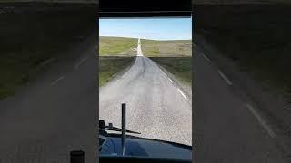 The way from Nordkapp hotel to Nordkapp hallen July 2022