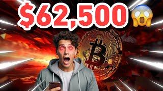 CRYPTO : BITCOIN PIÈGE & CHUTE sous $62,500 IMMINENT !? 