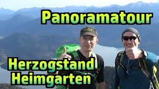 Herzogstand - Heimgarten Gratüberschreitung, Panoramatour №239