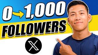 How to Get Your First 1,000 Followers on Twitter (Grow an audience FAST)