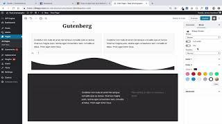 Shape Dividers for Gutenberg and WordPress version 5