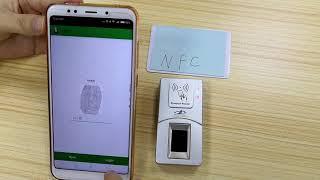 HFSecurity HF7000 fingerprint scanner Bio time and attendance via mobile