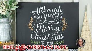 Kirkland Christmas Decor Dupe DIY