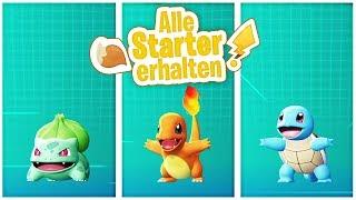 ALLE Starter Bisasam, Glumanda & Schiggy SCHNELL bekommen | Pokemon Let's Go Pikachu & Evoli