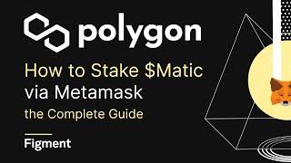 How to Stake Polygon's $Matic Token on Ethereum with Metamask [complete guide]