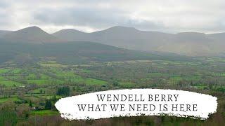 Wendell Berry - What we need is here