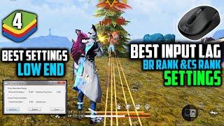 Bluestacks 4 Best Input Lag Settings For Low End | Bluestacks 4 Best Headshot Settings For Free Fire