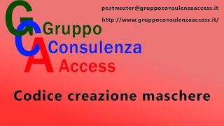 Gruppo Consulenza Access - Codice creazione maschere in automatico - Tutorial 223_1