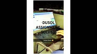 #dusol #assignment #dusolassigment #delhiuniversity #schoolofopenlearning #delhi #college #hukka